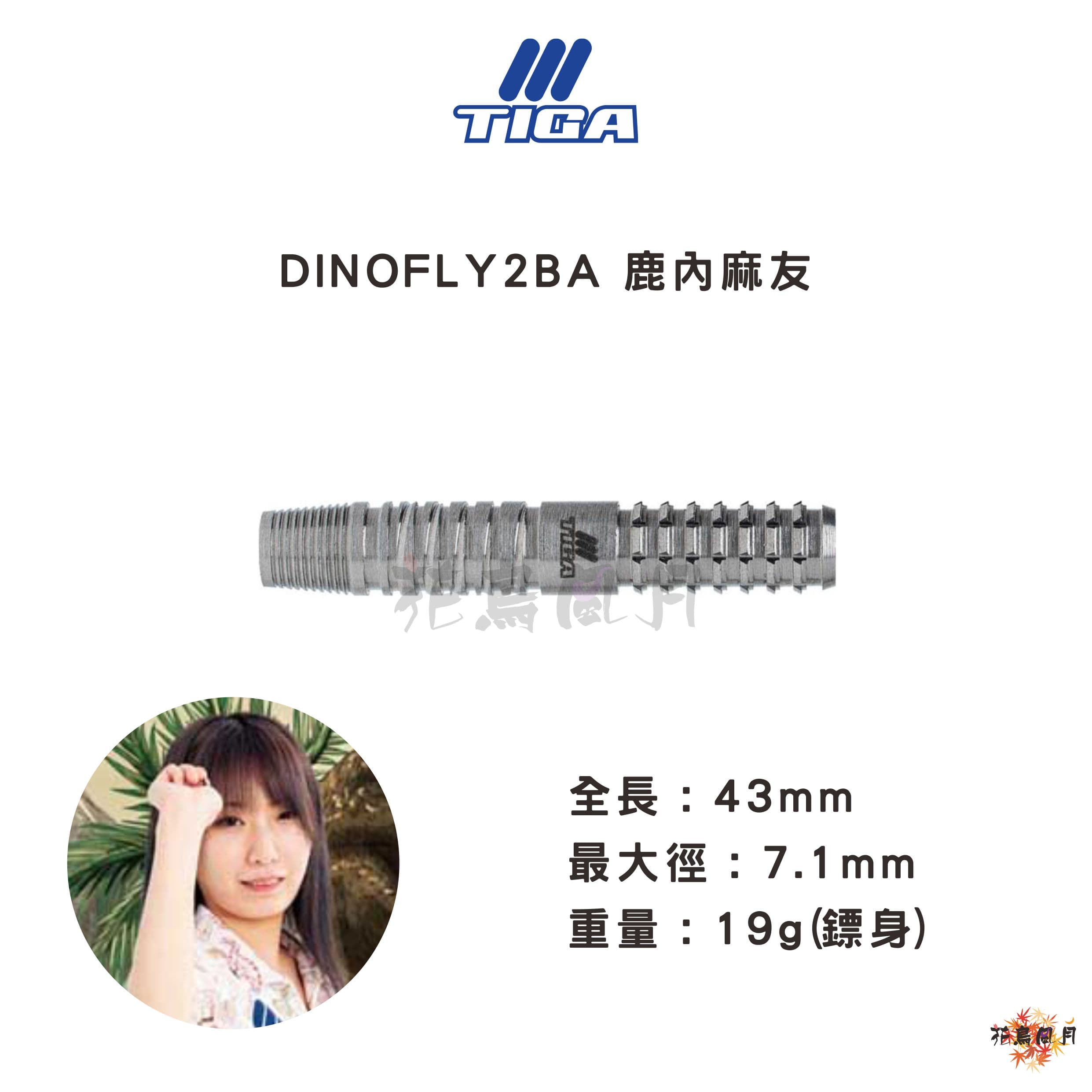 【TIGA】2BA DINOFLY 鹿内麻友 Model